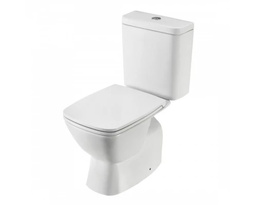 НЕО RIMLESS Унитаз-компакт безободковый, 2-х режимная арматура OLI, сиденье дюропласт Soft-close, Cl