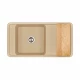 Мойка для кухни  Беллис 97 970x510x250 мм, прямоуг., латте