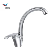 ГОРОД Смеситель для мойки с высоким изливом, одноручный, СЛАВЕН, К22