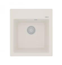 Кухонная мойка Lemark HANKA 450 врезная прямоугольная из кварцгранита, Жасмин 