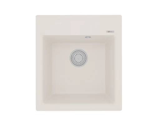 Кухонная мойка Lemark HANKA 450 врезная прямоугольная из кварцгранита, Жасмин 