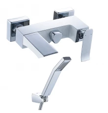 Contest Смеситель для ванны,излив 175мм лейка, р/ОД, хром/белый, LM, LM5814CW