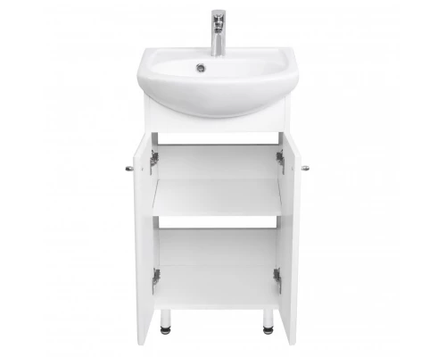 Тумба МИРА Н 45, белая (под раковину АЗОВ 45)