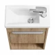 Тумба-умывальник ХОУП 40, 1 дв., подвесная, орех (под раковину МИРАНДА 40)