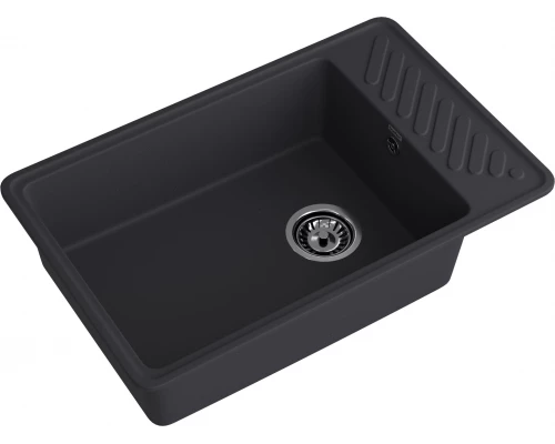 GranFest QUARZ (GF-ZL51) Мойка для кухни 760*480мм (черный)