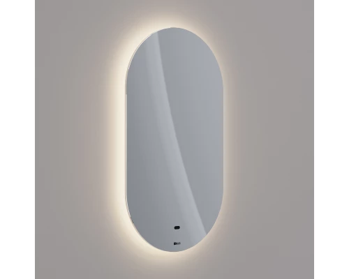 Зеркало Lemark OLSA 45х80 см овальное с интерьерной подсветкой