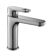 RS33 Смеситель для раковины, монолит.излив 130мм, р/ОД, хром, ROS, RS33-13