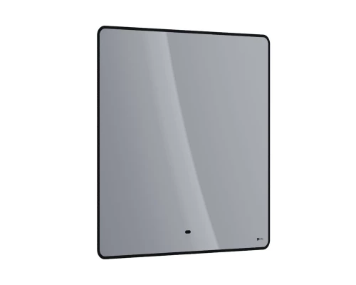 Зеркало Lemark MIOBLACK 80х80 см с интерьерной подсветкой, с подогревом