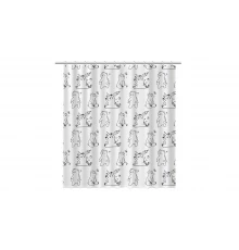 Шторка для ванной Fixsen Teddy Wash FX-1505, без колец