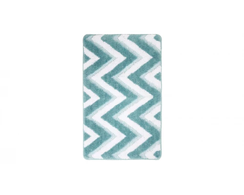 Коврик для ванной Fixsen River 1-ый FX-5004С, голубой, 50х80 см.