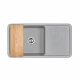 Мойка для кухни  Беллис 97 970x510x250 мм, прямоуг., серый