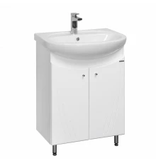 Тумба МИНИМА Н 65, белая (под раковину СТЕЛЛА 65)