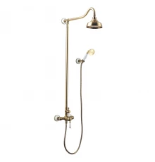 Villa Смеситель для ванны, без излива  верх.лейка'Тропический дождь' р/ОД, бронза, LM, LM4860B
