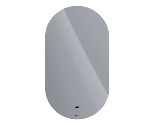 Зеркало Lemark OLSA 55х100 см овальное с интерьерной подсветкой, с подогревом