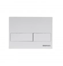 Кнопка  для инсталляции NOVUM L4, Soft Touch белая, BERGES