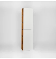 Шкаф-пенал VIANT БОСТОН 40 подвесной дуб вотан/белый (VBOS400-PENP)