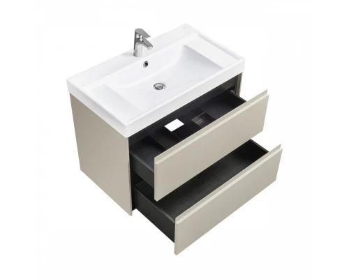 ONA Модуль для раковины 800 мм, 785x450x565 мм, с 2 ящиками, бежево-серый матовый, ROCA