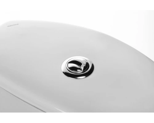 АЛЬКОР Унитаз-компакт, антивсплеск, косой выпуск, 2-х режимная арматура, сиденье дюропласт. САНТЕК 