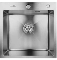 Кухонная мойка TOKITO OKA врезная 50х50 см нержавеющая сталь (TOK-OKA-5050-ST)