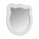 Зеркало КАСПЕР МИШКА, фигурное, белый матовый
