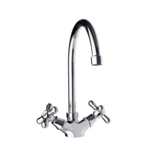 Смеситель высокий для кухни однорычажный с поворотным изливом GAUDI 3110C