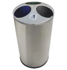 Контейнер  с крышкой для  раздельного сбора мусора на 150 литров 