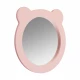 Зеркало КАСПЕР МИШКА , круглое, розовый матовый