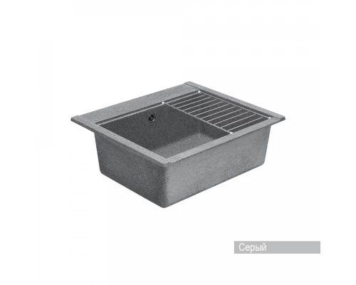 Мойка для кухни  Делия 60 602х517х218 мм, серый