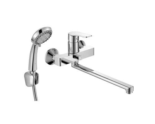 DR23 Смеситель для ванны, пов.излив 272мм, р/ОД, хром, DR, DR23043