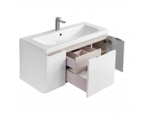 Тумба ШЕРИЛЛ 105, подвесная, белая (под раковину ШЕРИЛЛ 105)