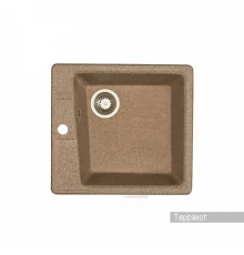 Мойка для кухни  Парма  510x470x175 мм, квадратная, терракот