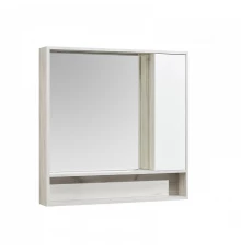 Зеркальный шкаф ФЛАЙ 100, белый, дуб крафт