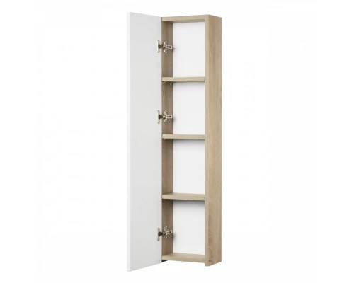 Модуль для зеркала МИШЕЛЬ 23, дуб эндгрейн, белый