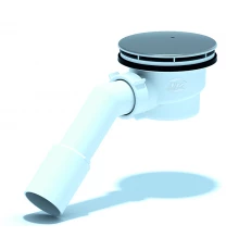 Сиф. для д/п 1 1/2**90, h 65, с пер. тр.45 40*50, хром, ANI PLAST