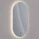 Зеркало Lemark OLSA 55х100 см овальное с интерьерной подсветкой, с подогревом
