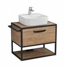 Тумба ЛОФТ ФАБРИК 65, дуб кантри (под раковину ФАБИА 65, ОДРИ Round 62, Одри Soft 42)