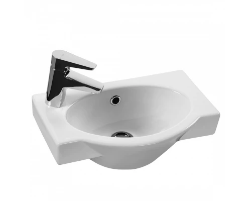 ФОРУМ Раковина 45х28 см. (Л), хр.кольцо, крепление, САНТЕК