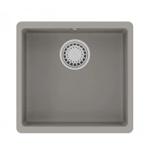 Кухонная мойка Lemark SINARA 440-U подстольного монтажа из кварцгранита, Грей