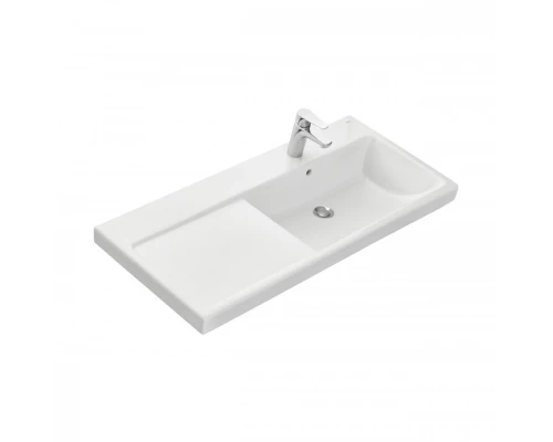 GAP PLUS Мебельная раковина 100, с увеличенной высотой бортика, правая