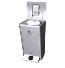 Умывальник с пьедесталом и педалью для включения подачи воды., шт