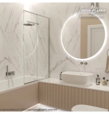 Шторка для ванны IBERICA BLANCA Mod.801 Slide Open раздвижная прозрачное стекло/хром 90х150см (IB801.SC.150.90)