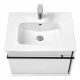 ANETO Тумба под раковину VICTORIA-N UNIK 60, белый глянец, ROCA