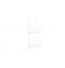 Полка для душевой кабины двухэтажная белая Fixsen FX-740W-2