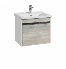 Тумба КАПРИ 60, подвесная, бетон пайн (под раковину МИРАНДА 60) 