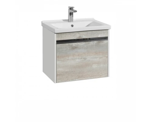 Тумба КАПРИ 60, подвесная, бетон пайн (под раковину МИРАНДА 60) 