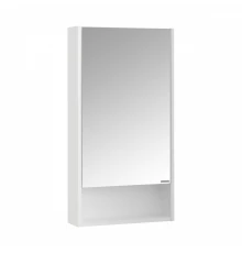 Зеркальный шкаф СКАНДИ 45, подвесной, белый