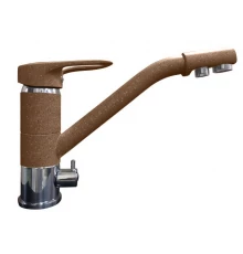 GF Смеситель с краном питьевой воды D-40mm (терракот), корпус хром.вставка