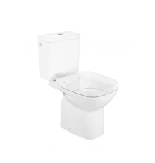 DEBBA Чаша унитаза с горизонтальным выпуском, установочный комплект, белая. (RU). ROCA