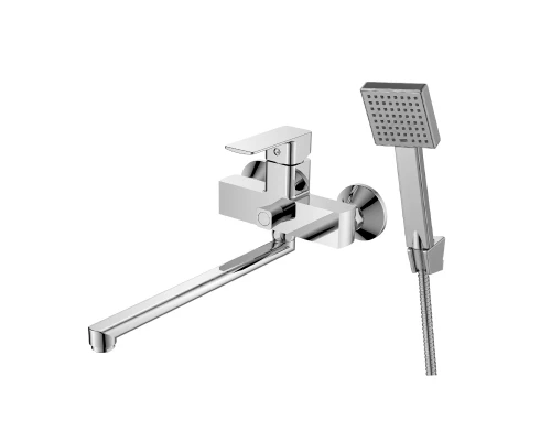 DR20 Смеситель для ванны, пов.излив 272мм, р/ОД, хром, DR, DR20043