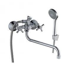 DR51 Смеситель для ванны, пов.излив 300мм, р/ДВ, хром, DR, DR51045-White